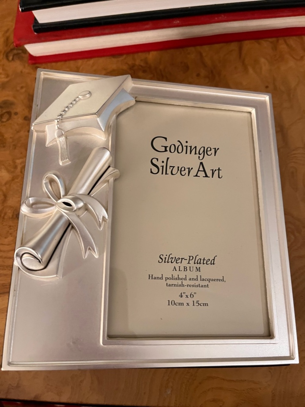Godinger Silver-Plated Graduation Photo Album - Picture 6 of 12